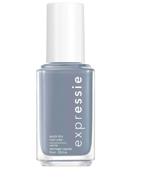 essie Expressie Nail Polish Quick Dry Formula, Grey Nail Varnish 340 Air Dry