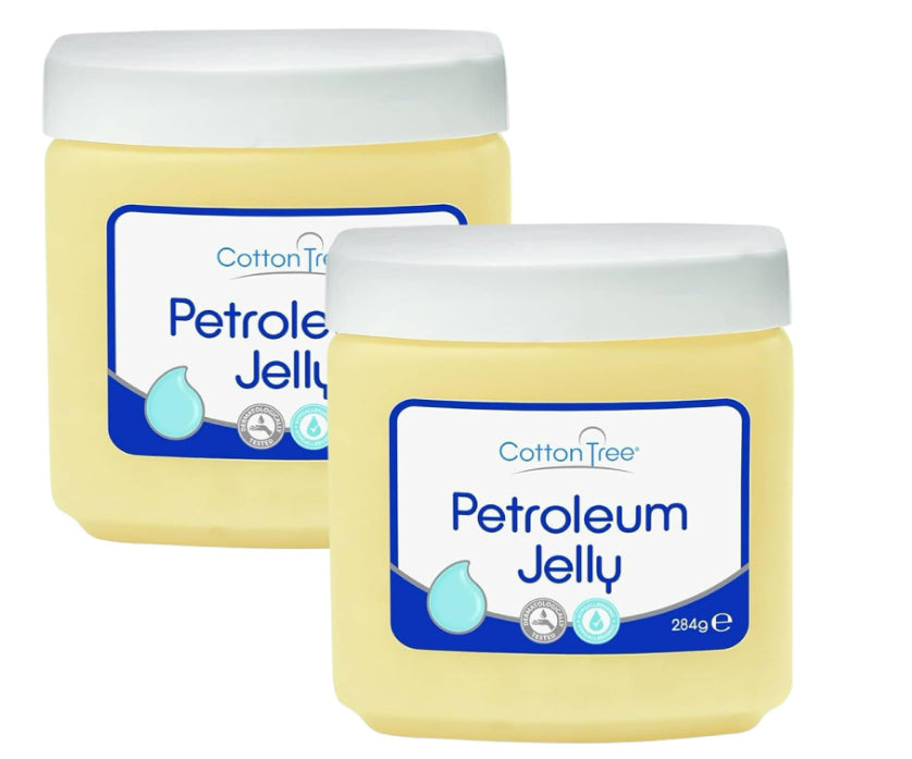 COTTON TREE - EVERYDAY ESSENTIAL PETROLEUM JELLY, 284G ( Pack Of 2 ) .