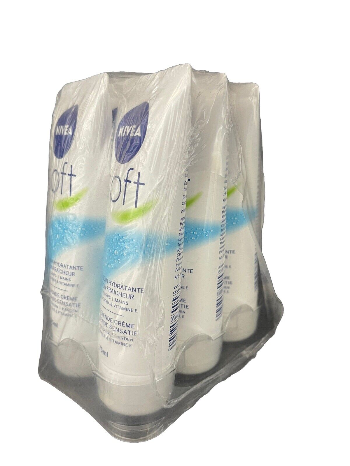 Niva Soft 75ml Cream Jojoba & Vitamin E Pack Of 6-Amene Beauty