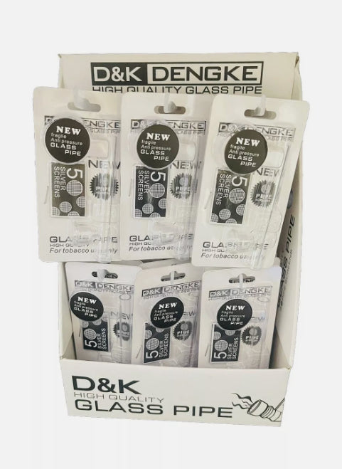 High Quality Glass Pipe Fragile Anti Pressure Glass Pipe ( Pack Of 24 )