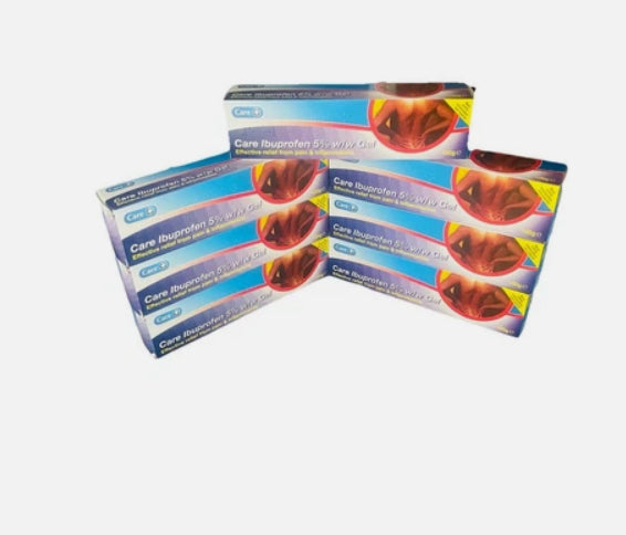 Care Ibuprofen 5% w/w Gel 100g ( Pack Of 7 )