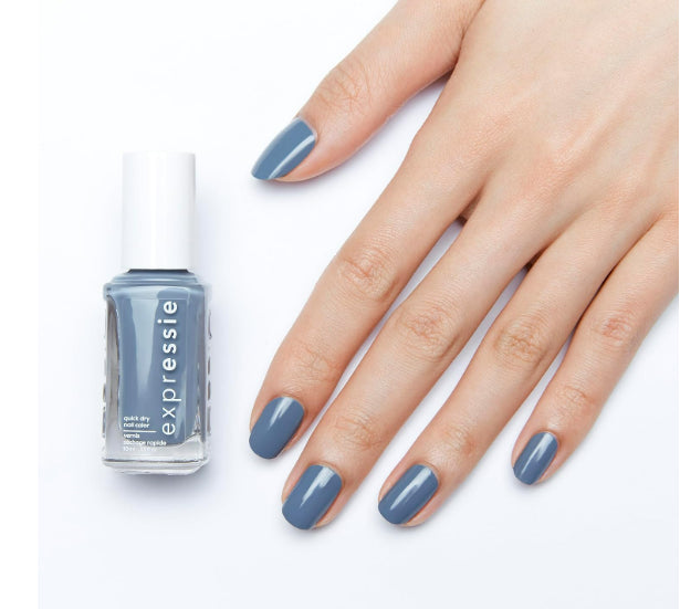 essie Expressie Nail Polish Quick Dry Formula, Grey Nail Varnish 340 Air Dry