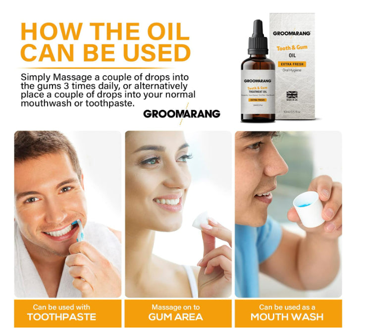 Groomarang Gum Oil - Extra Fresh 100% Pure Botanical Oils 30ml