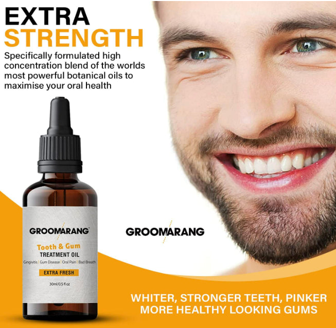 Groomarang Gum Oil - Extra Fresh 100% Pure Botanical Oils 30ml