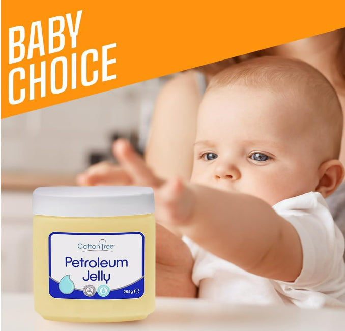 COTTON TREE - EVERYDAY ESSENTIAL PETROLEUM JELLY, 284G  ( Pack Of 2 ) .