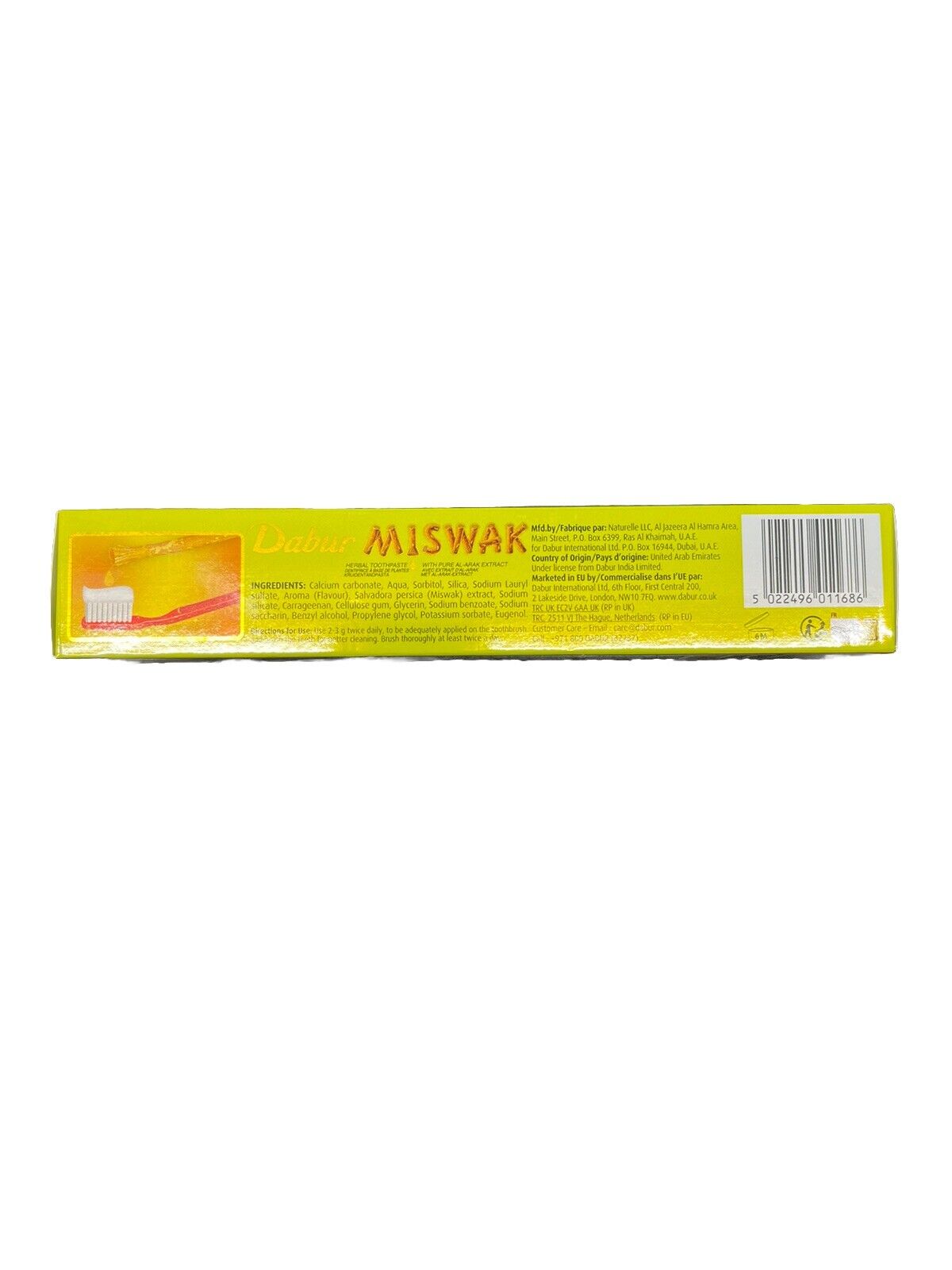 dabur Miswak Herbal Toothpaste 120g+50g ( Pack Of 6 )-Amene Beauty