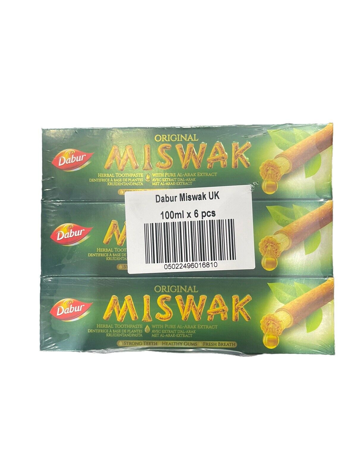 Dabur Original Miswak Herbal Toothpaste (Pack Of 6 )-Amene Beauty