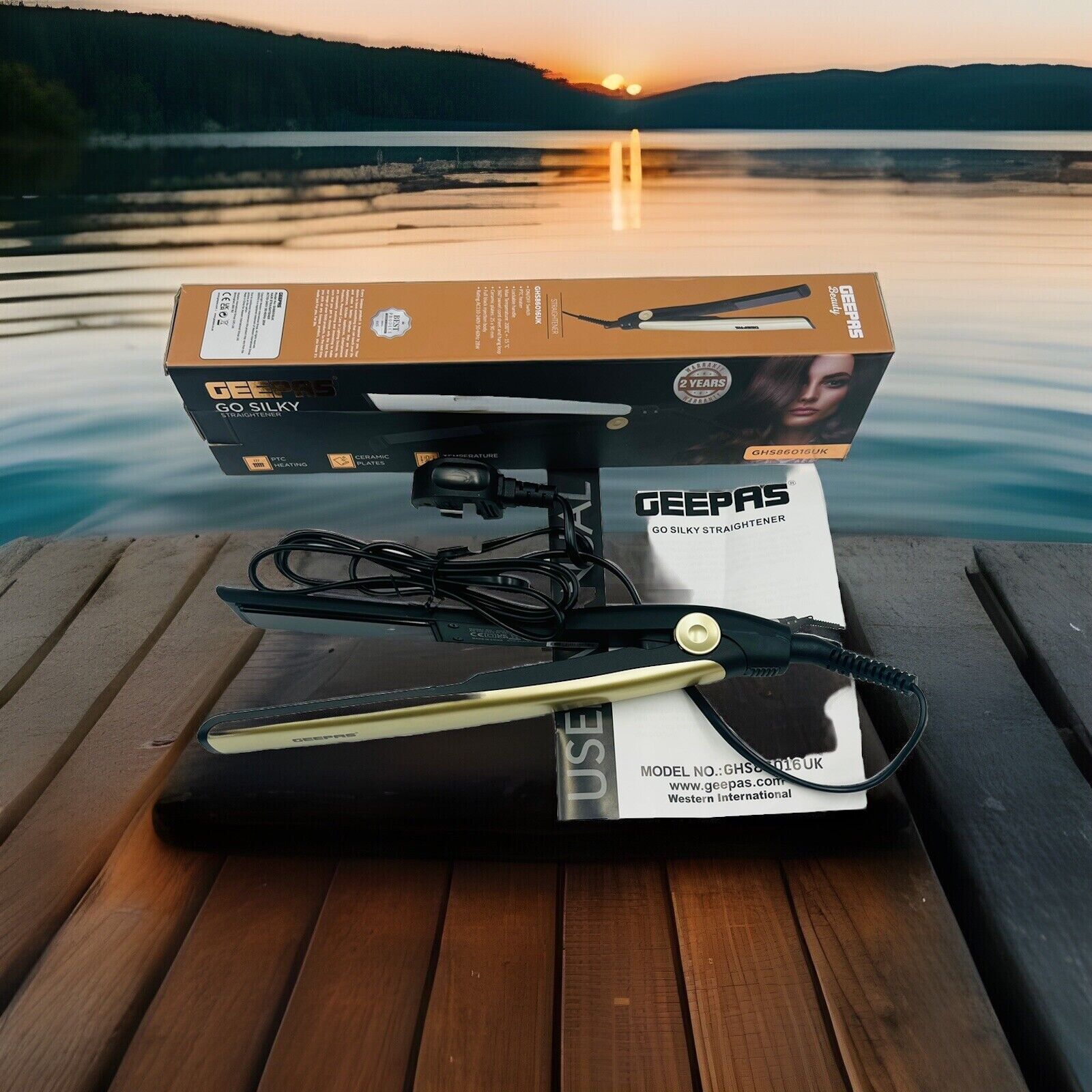 GEEPAS Beaity  Go Silky Straightener-Amene Beauty