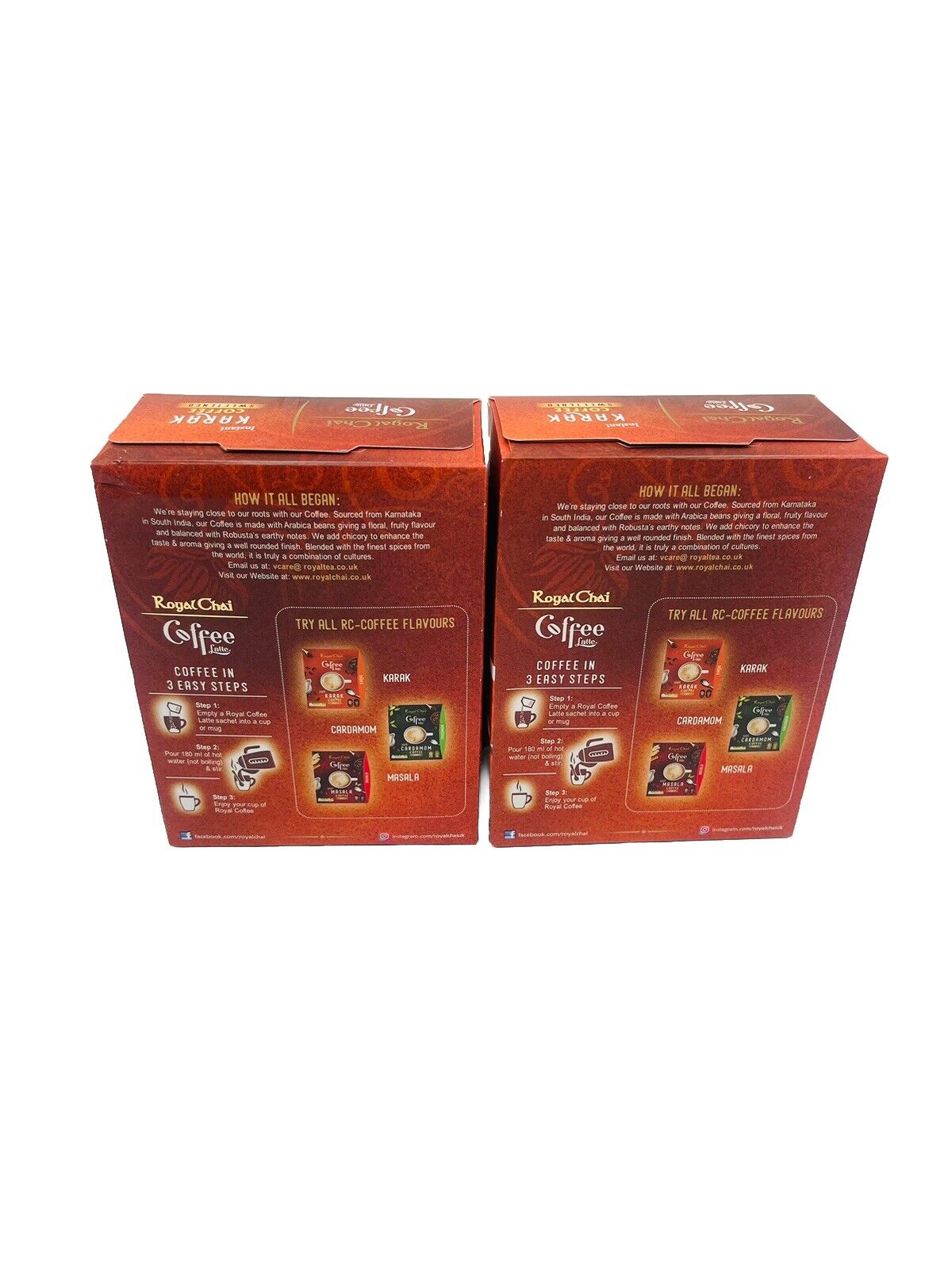 Royal Chai Coffee Latte Instant ( Pack Of  2)