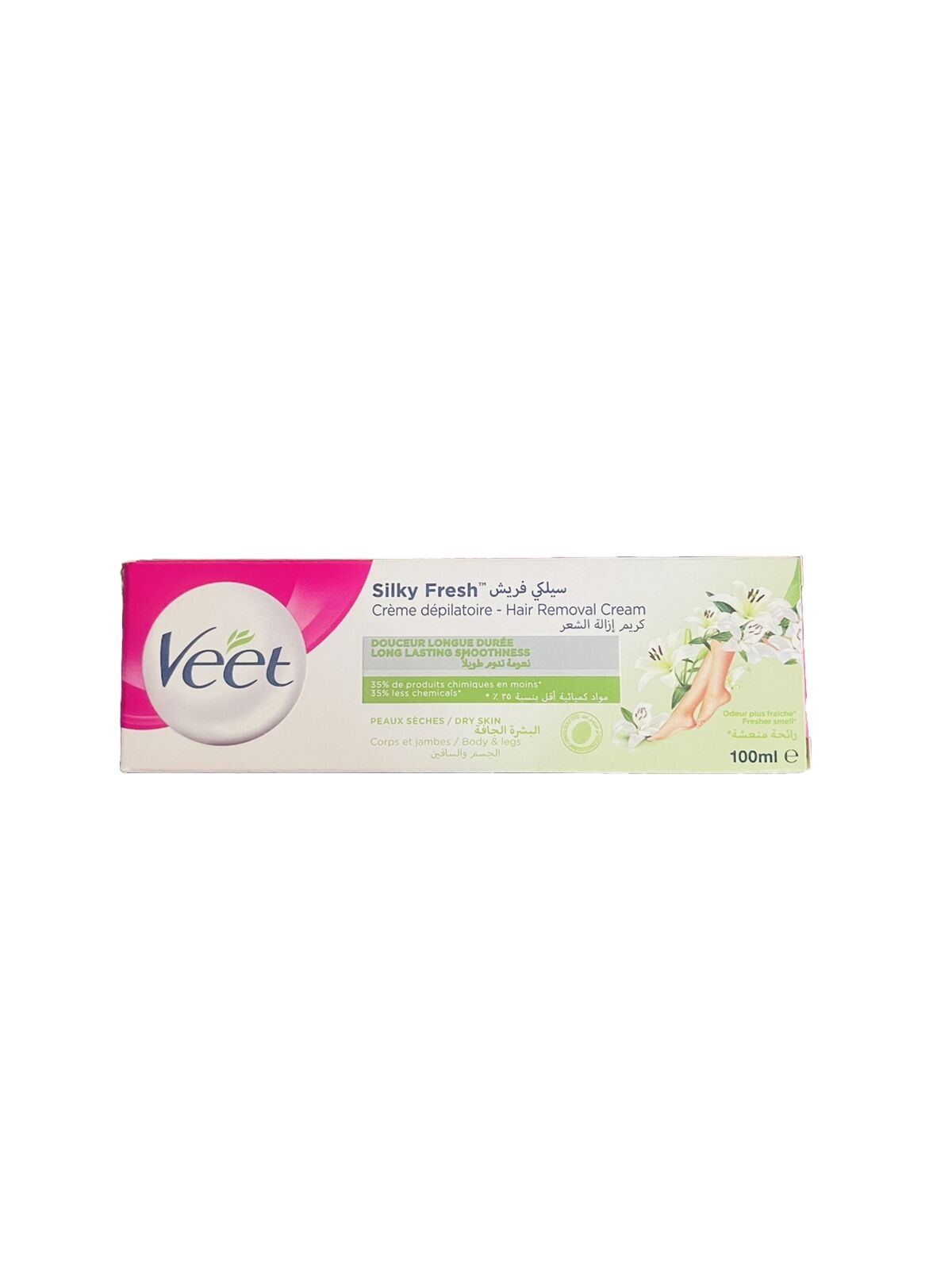 Veet Silky Fresh Hair Removal Cream 100ml (pack Of 2)-Amene Beauty