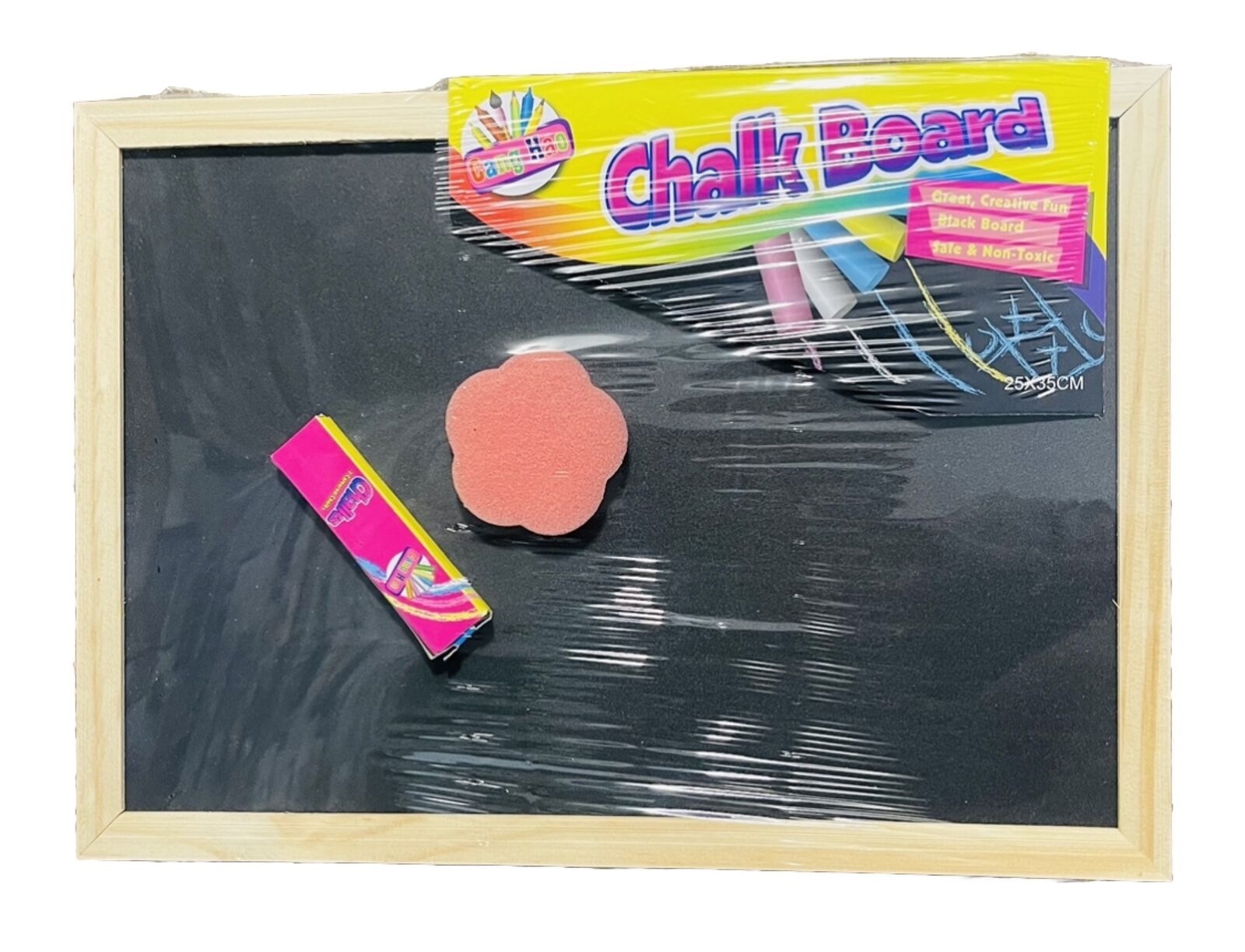 Chalk Board 25 X 35 CM ,White Board 25X35 (pack Of  2 )