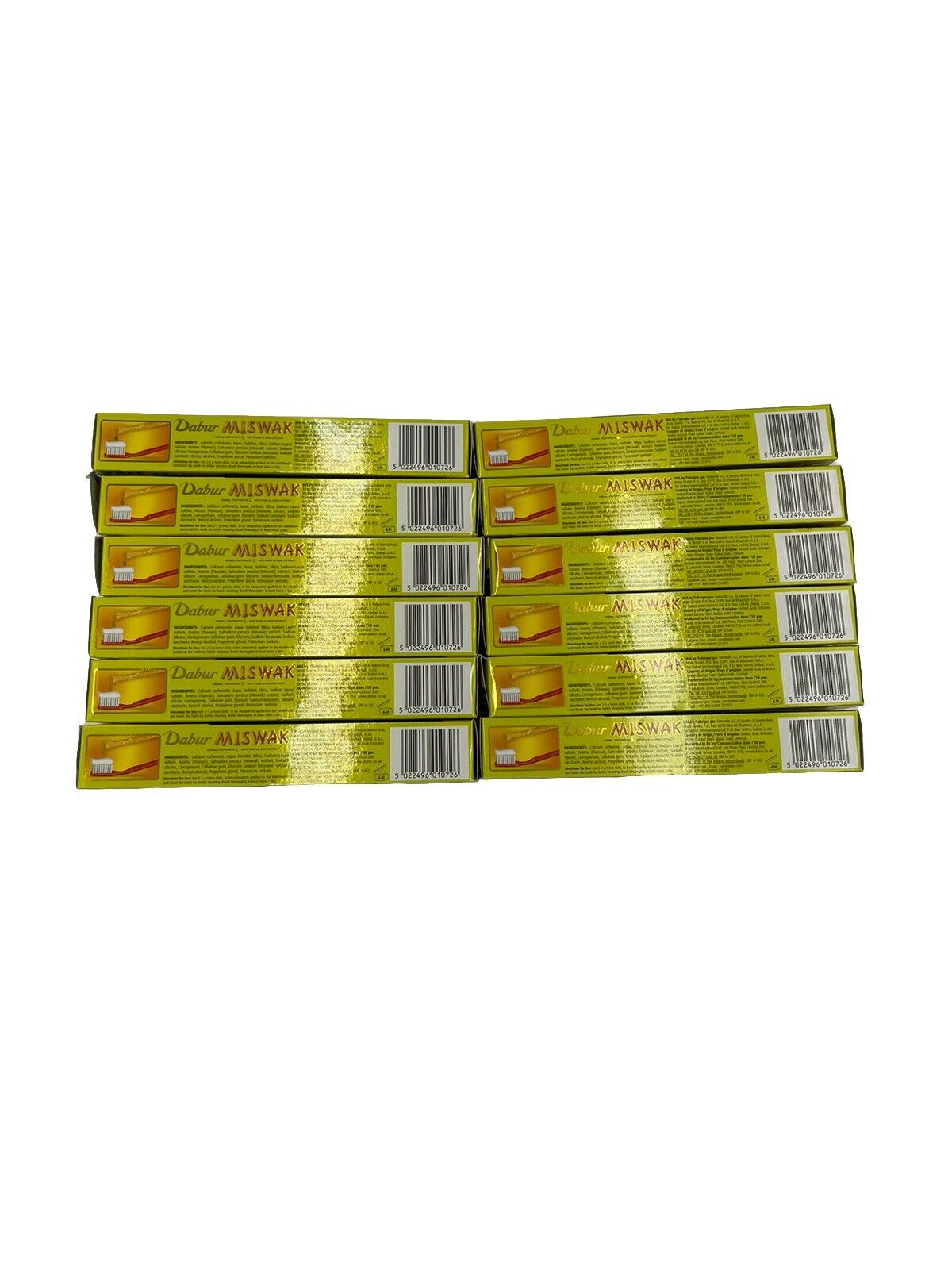 Dabur Miswak Herbal Toothpaste 75g (pack Of 12 )-Amene Beauty