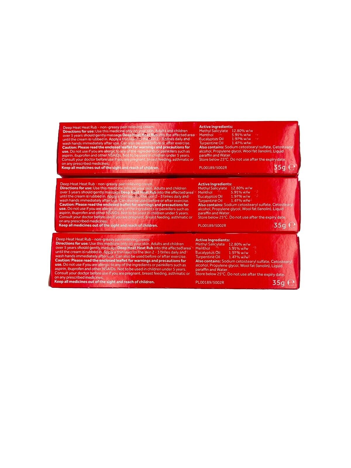 DEEP HEAT Effective Relief (pack Of 3 )-Amene Beauty