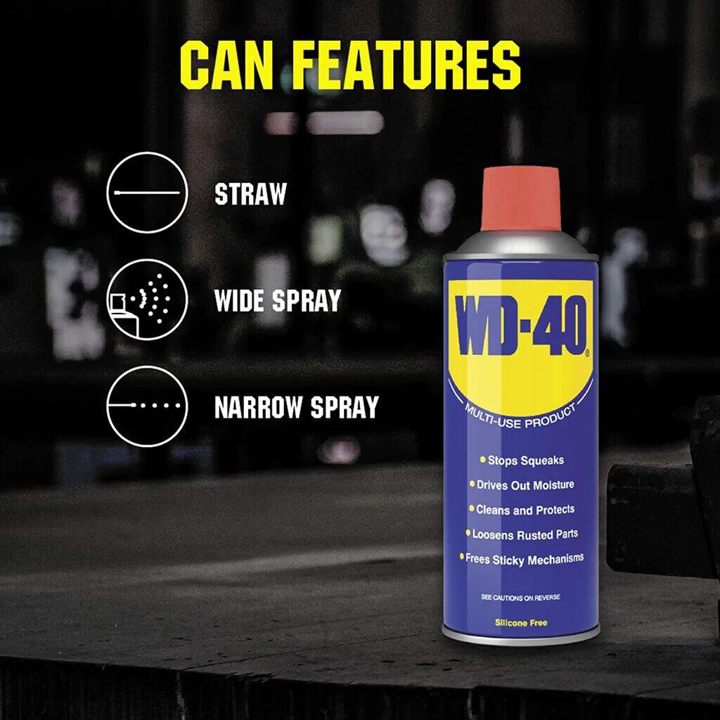 2 Pack WD-40 WD40 Penetrating Service Lubricant Spray 80ml Handy Size.