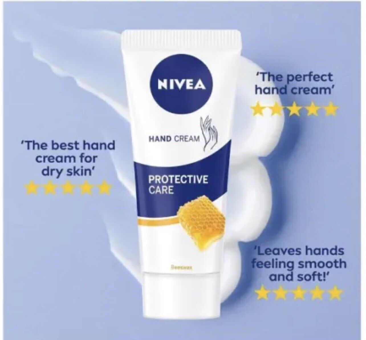 2X NIVEA Protective Care Beeswax Hand Cream 75ml-Amene Beauty
