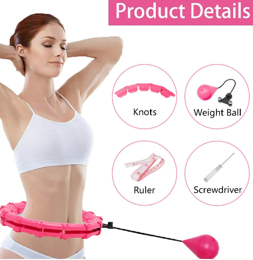 24 Knots Fitness Smart Hula Hoop Detachable Hoops Lose Weight YOGA Sports Gifts