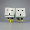 3 Way Socket Adaptor 13A 250V (pack Of 2)