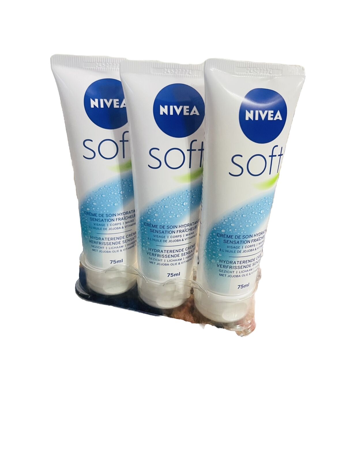 NIVEA Soft 75 ml Moisturising Cream (pack Of 3 )-Amene Beauty