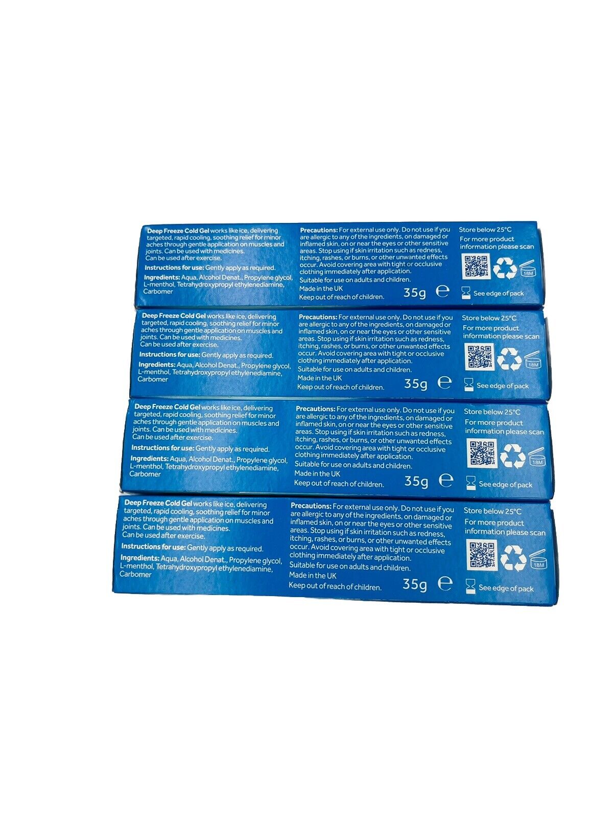 DEEP FREEZE Cold Gel Pack Of 3 Fast Acting 35g-Amene Beauty