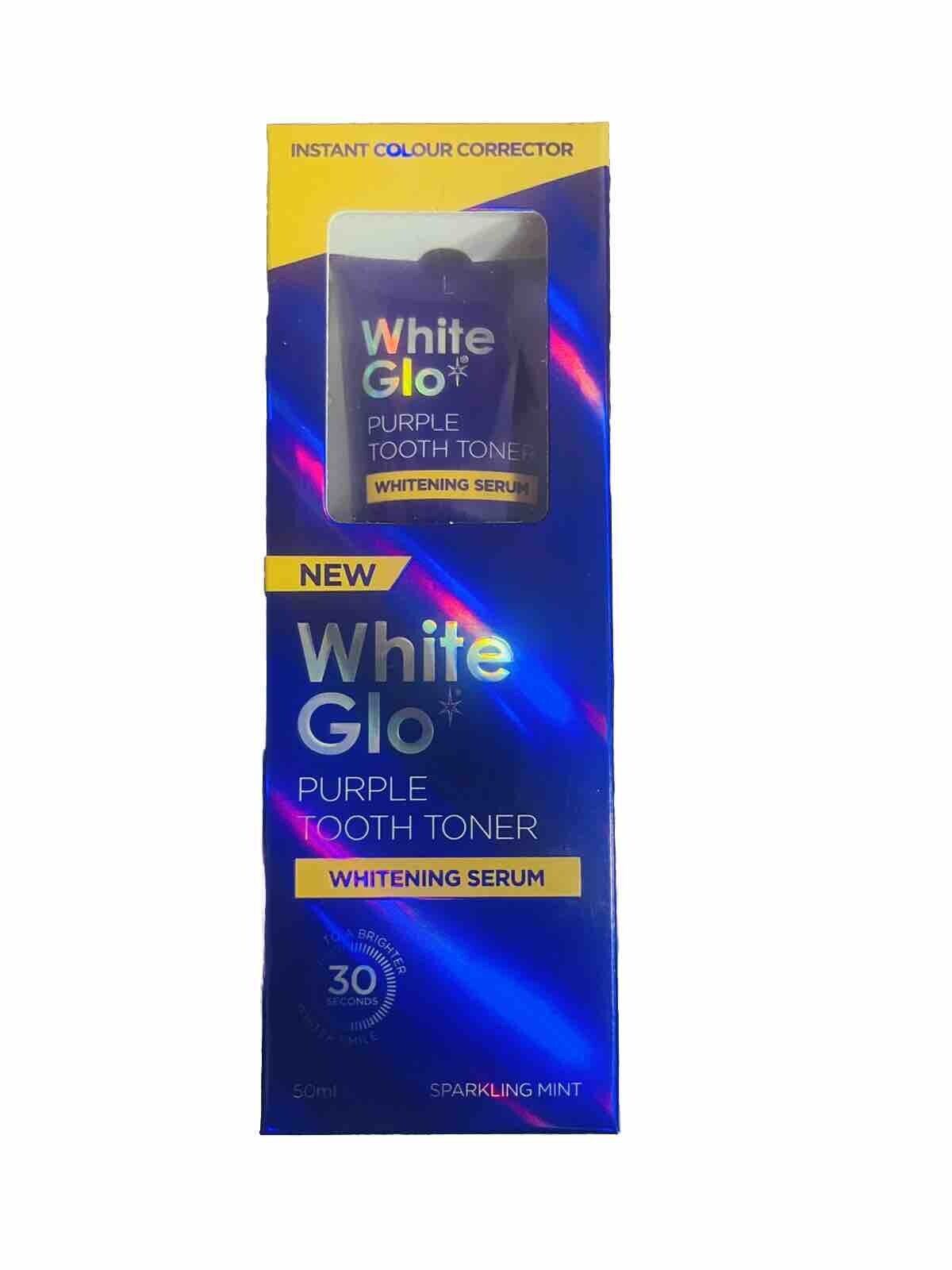 White Glo Purple Tooth Toner Whitening Serum , Polishing Powder-Amene Beauty