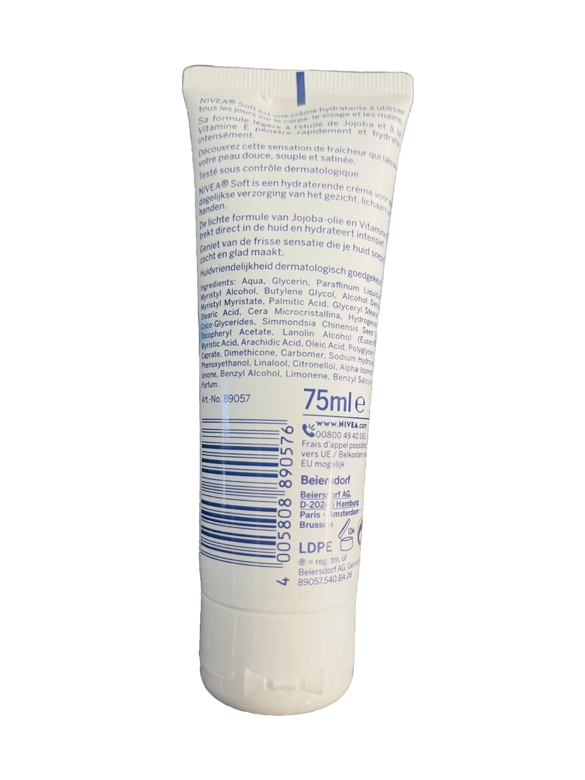 NIVEA Soft 75 ml Moisturising Cream (pack Of 3 )-Amene Beauty