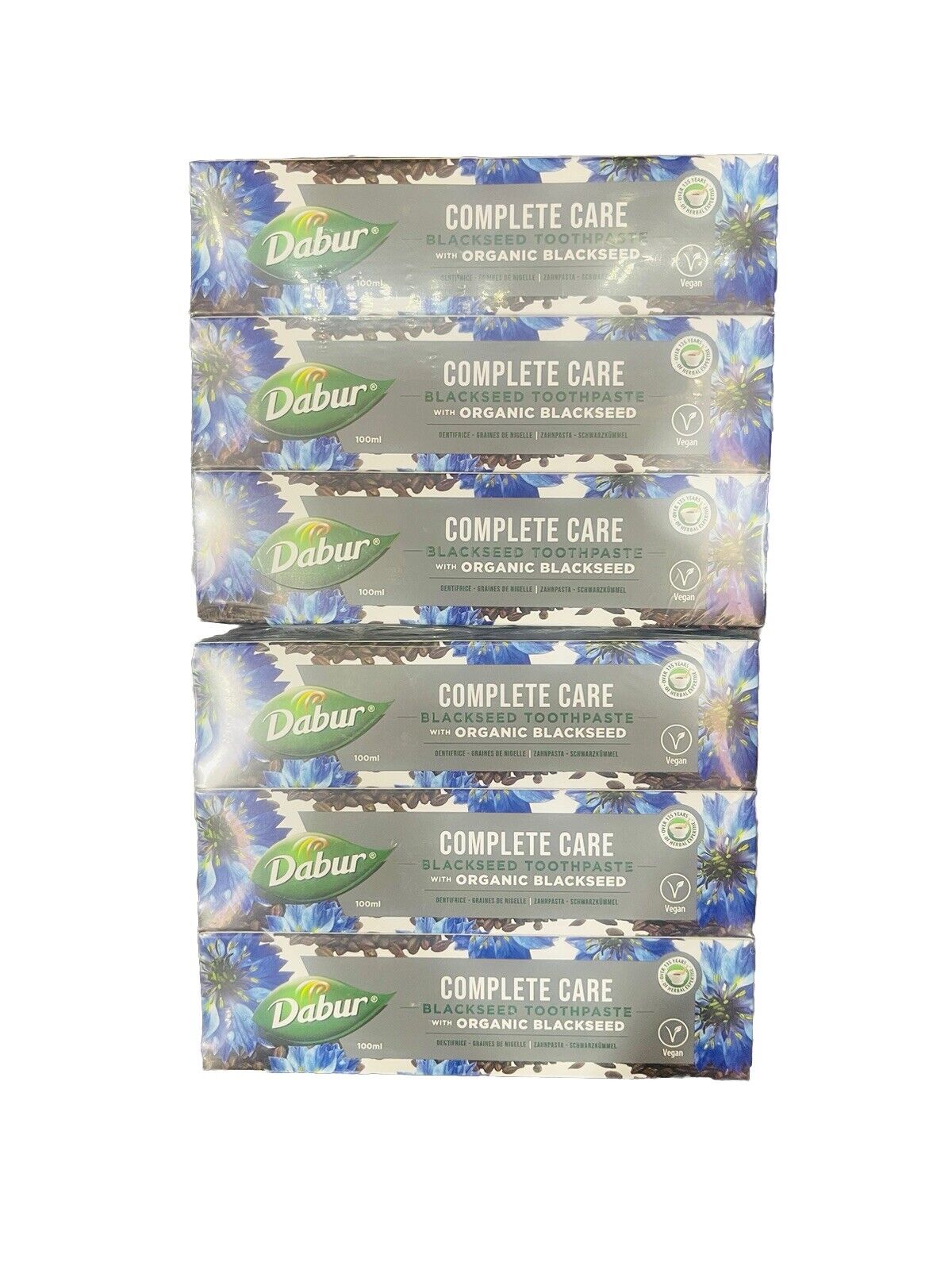 Dabur Complete Blackseed Toothpaste 100ml (pack Of 6 )-Amene Beauty
