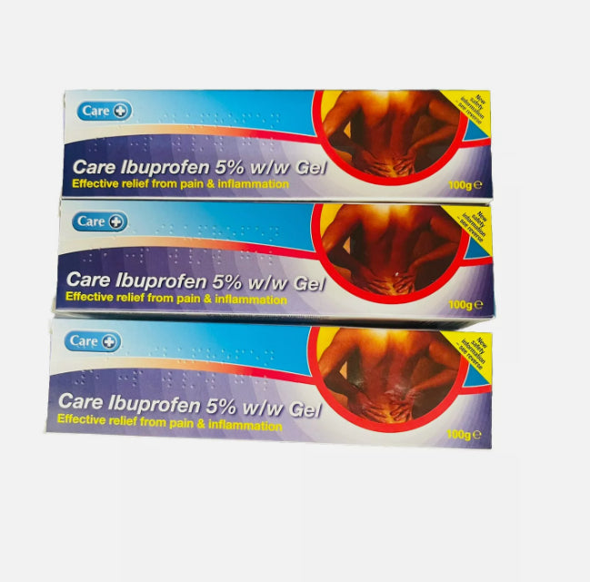 Care ibuprofen gel for muscle pain 