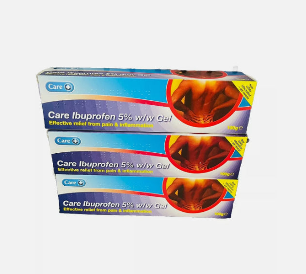 Care ibuprofen gel for muscle pain 