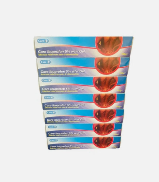Care Ibuprofen 5% w/w Gel 100g ( Pack Of 7 )