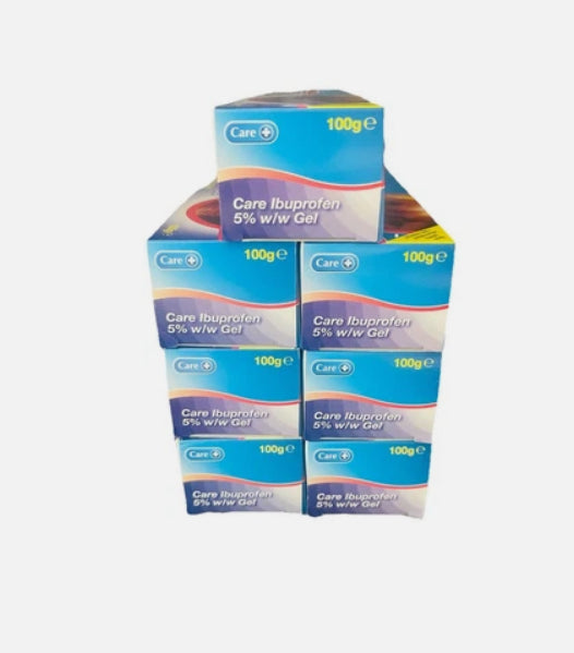 Care Ibuprofen 5% w/w Gel 100g ( Pack Of 7 )