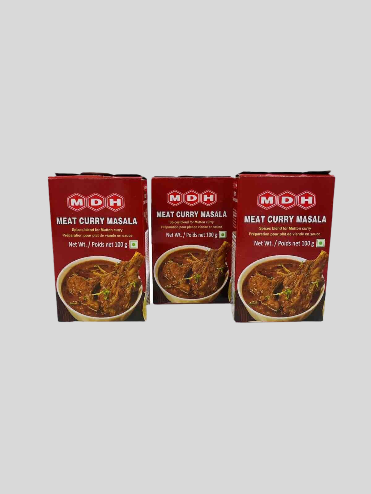 MDH Meat Curry Masala Spices Blend For Mutton 100gm  (pack Of 3 )