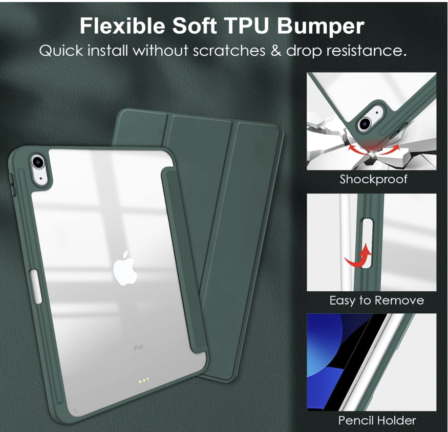 Larghar Case for iPad 11th Generation/ iPad 10th Generation